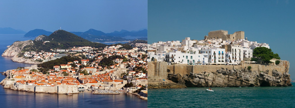 Peñíscola i Dubrovnik: gradovi koji sliče kao jaje jajetu  